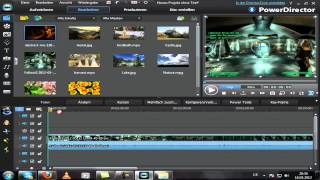 Cyberlink Powerdirector pro 10 tutorial Bild in Bild Funktion [upl. by Abigael233]