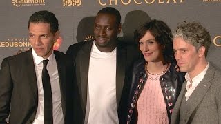 Omar Sy and film cast at Chocolat premiere in Paris [upl. by Ashwell454]