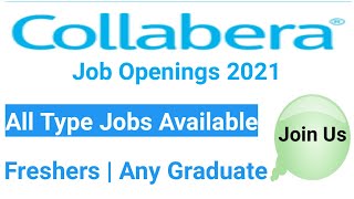 Collabera Recruitment 2021  Freshers and Experienced Jobs  Any Graduate  Direct Link to Apply [upl. by Brott]