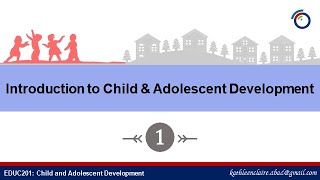 EDUC201 Module 1 Introduction to Child amp Adolescent Development [upl. by Lytsirhc645]