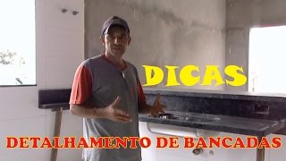 TUDO QUE VOCÊ PRECISA SABER SOBRE A BANCADA DA PIA DA COZINHA TEM NESSE VÍDEO AQUI [upl. by Haggi26]