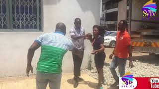 KUMCHCHA VS AFIA SCHWARZENEGGER AT KASAPA FM STUDIO [upl. by Tai]