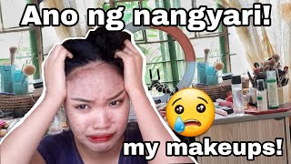 Ang prOblema ko sa MAKEUP Organizing my makeup [upl. by Teresa864]