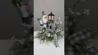 Make an elegant arrangement using dollar store products 🎄reels diy decor christmas [upl. by Nilhtac71]