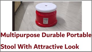 Multipurpose Durable Portable Stool With Attractive Look [upl. by Jocko]