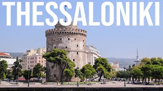 36 Thessaloniki 1hr day walk at Nea Paralia waterfront 4k 60fps [upl. by Liz468]