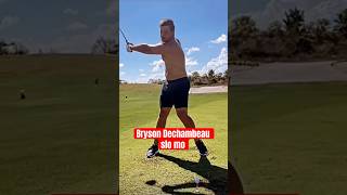 Bryson Dechambeau slow motion golf swing shortsfeed golf sports [upl. by Giah]