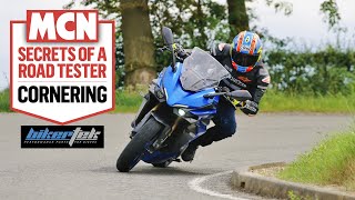 Secrets of a road tester Cornering  MCN [upl. by Yrrok179]