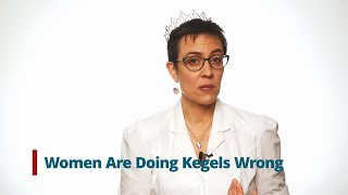 Incontinence Only Real Kegels Can Help but 99 of Women Do Kegels Wrong [upl. by Ollehcram430]