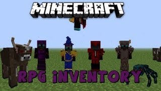 MINECRAFT MOD RPG INVENTORY [upl. by Ardella]