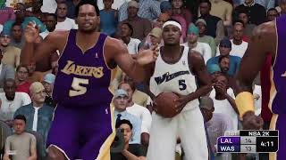 NBA 2K25 PC Graphics Overhaul  Wizards vs Lakers  200203 [upl. by Nirhtak]