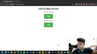 ESP32 Web Server  Arduino IDE  Kontrol LED [upl. by Graniah]