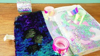 Mach dieses Buch FERTIG 💕 NEUE Glitzer Seite  Holotape amp Mermaid Fabric  DIY Sommer Fun [upl. by Aelgna]