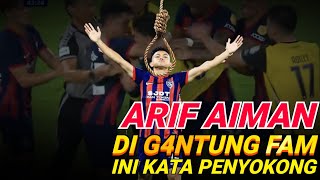 TERKINI FANS INDO KECAM ARIF AIMAN HANAFI BERTALU TALU  MALAYSIA VS KOREA SELATAN ESOK [upl. by Elirpa]