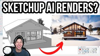 AI Renders from SketchUp GETTING BETTER [upl. by Eneja]