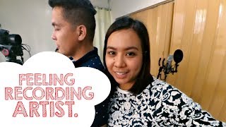 VLOG 37 FEELING RECORDING ARTIST  MAY UMUTOT  Philippines Taglish Bisaya Chavacano [upl. by Adnirolc717]