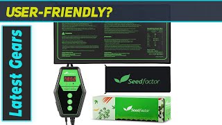 Seedfactor 10quot x 20quot MET Certified Seedling Heat Mat Best for Indoor Gardening and More [upl. by Decato]