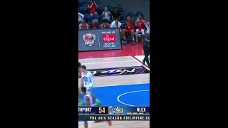 Zavier Lucero backtoback points for NorthPort vs NLEX  PBA Season 48 Philippine Cup [upl. by Kazim]