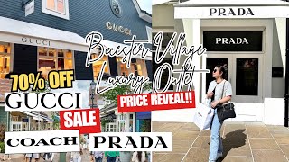 PRADA OUTLET 70 OFF  BICESTER VILLAGE LUXURY SHOPPING VLOG  GUCCI OUTLET WITH PRICES [upl. by Traggat]