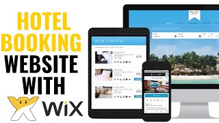 HOW TO MAKE A HOTEL BOOKING WEBSITE WITH WIX 2024 [upl. by Noreg]