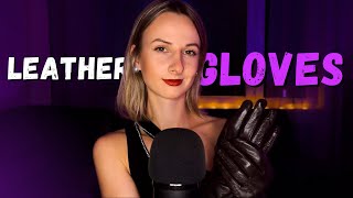 4K ASMR  30 Minutes of Leather Gloves 🖤 [upl. by Hanny652]