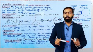 SN2 Reaction  Nucleophilic substitution of Bimolecular reaction  12th Class chemistry  ch10 [upl. by Nnyw]