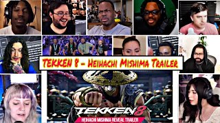 Tekken 8 Heihachi Mishima Trailer REACTION MASHUP [upl. by Ellan189]