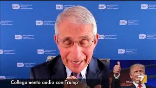 Esclusivo la videochiamata tra Fauci e Trump secondo Celenza [upl. by Lekym]