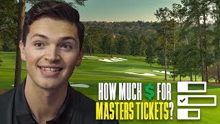 How much people would spend for Masters tickets [upl. by Yesnik]