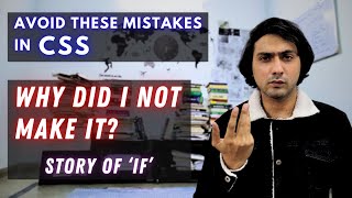 CSS Result 2023 Learning from Failure and Success  DMC Analysis  Talha Chaudhry [upl. by Rozanne]