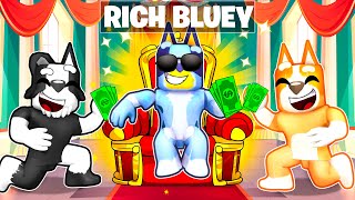 Bluey Becomes Rich In Brookhaven Roblox [upl. by Ramaj]