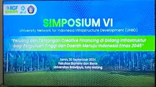 Simposium VI University Network for Indonesia Infrastructure Development UNIID [upl. by Kendra]