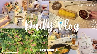 Daily vlog 🍂 life after work unbox journal [upl. by Adnhoj510]