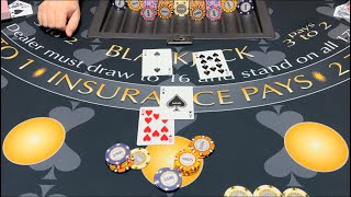 Blackjack  500000 Buy In  EPIC HIGH ROLLER SESSION NOTHING BUT 21’s amp BLACKJACK FOR HUGE WIN [upl. by Taam229]