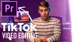 How To Edit TikTok Videos in Adobe Premiere Pro Dimensions Export amp Upload [upl. by Ttezil546]