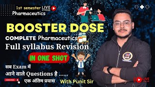 Pharmaceutics Maha Marathon 2 O Live with Awneesh Sir [upl. by Magdalen443]