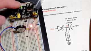 Electronics Schottky diode 15SQ045 beginner basics used in a supercapacitor charging circuit [upl. by Emlynn586]