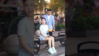 Prank pengemis Cewek cantik ini sampe kabur viral prank trending shorts funny lucu [upl. by Deegan]