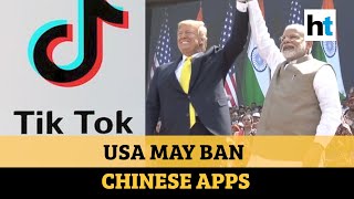 After India USA to ban Chinese apps like TikTok Trump aide drops hint [upl. by Nalyad]