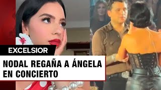 Christian Nodal regaña a Ángela Aguilar en pleno concierto por esta razón [upl. by Valenba593]