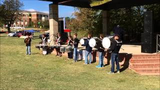 Gardendale Drumline kicks off Tailgate Festival [upl. by Anett667]