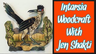 Intarsia woodcraft with Jen Shakti [upl. by Adlecirg909]