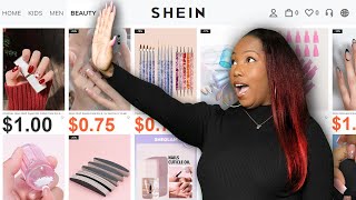 Doing My Nails Using SHEIN Products [upl. by Bertila]