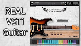 Kontakt Guitar Electric Library  Alex Antonov STR Guitar VSTi [upl. by Eyram312]