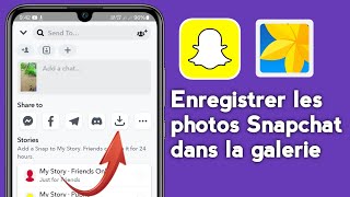 Comment enregistrer des photos Snapchat dans votre galerie nouveau processus 2024 [upl. by Anaehs881]