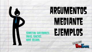 ARGUMENTOS MEDIANTE EJEMPLOS [upl. by Pascha]