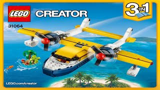 LEGO instructions  Creator  31064  Seaplane Adventures Book 1 [upl. by Ahseniuq]