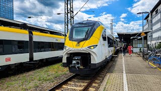 Führerstandsmitfahrt  Freiburg Breisgau Hbf➡️Breisach  BreisgauSBahn S1  BR463 [upl. by Derreg]