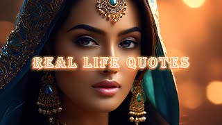 ❤️Real Life Quotes❤️ [upl. by Llerdnam]