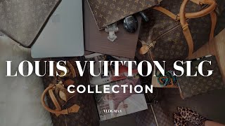 DAY 1 OF 25  LOUIS VUITTON SLG COLLECTION  KIRIGAMI SET  TOILETRY POUCH  AGENDAS AND MORE [upl. by Dnalro]